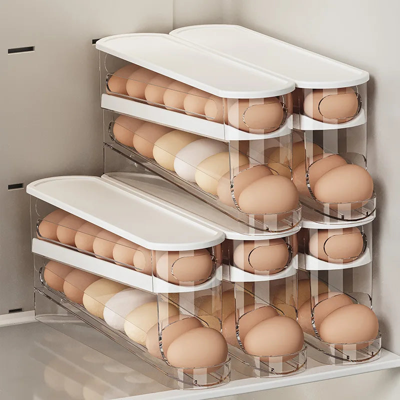 Slide-Out Automatic Egg Holder
