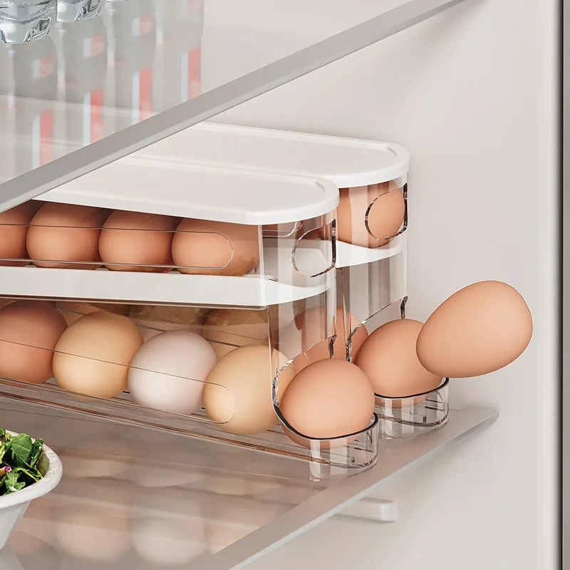 Slide-Out Automatic Egg Holder