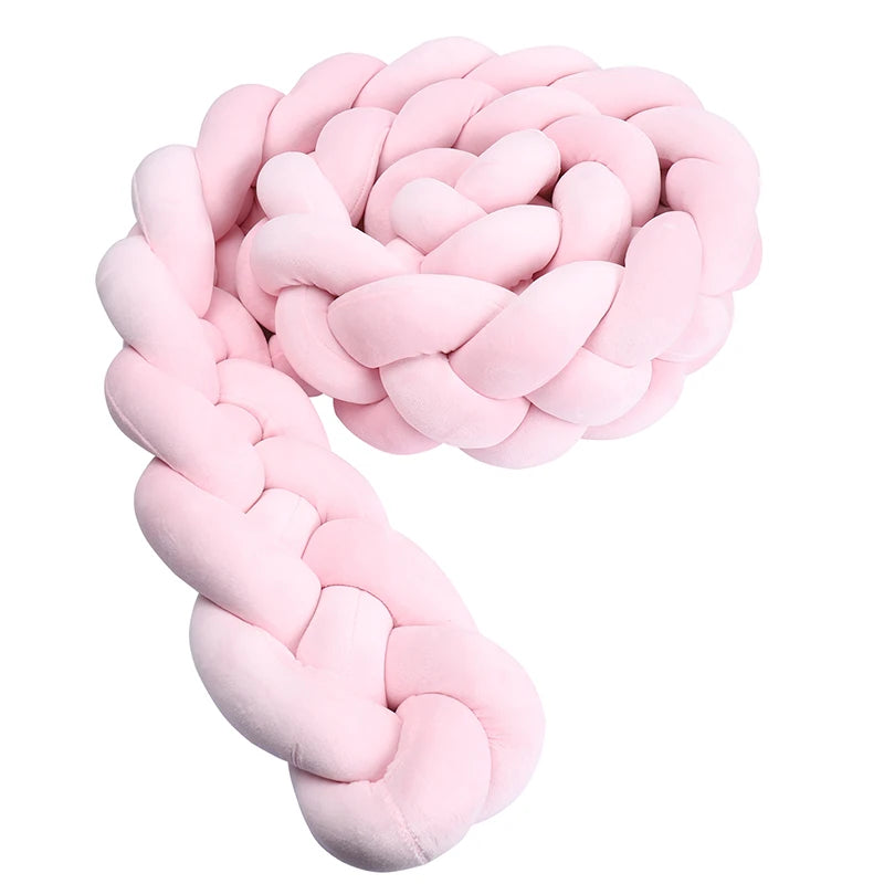 Braided Crib Bumper Cushion