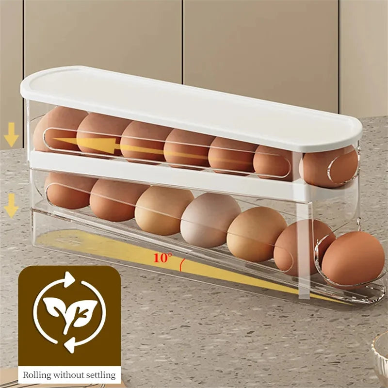 Slide-Out Automatic Egg Holder