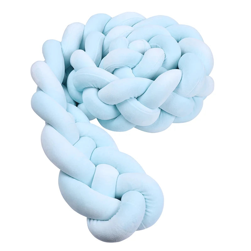 Braided Crib Bumper Cushion