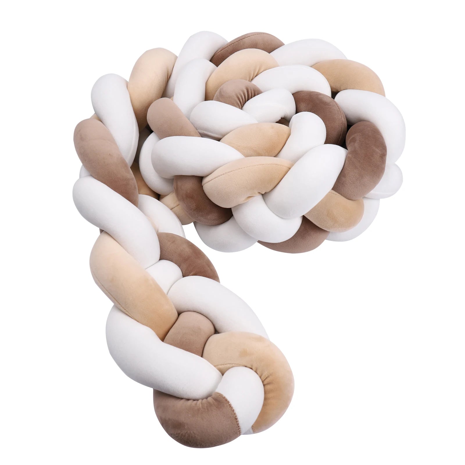 Braided Crib Bumper Cushion