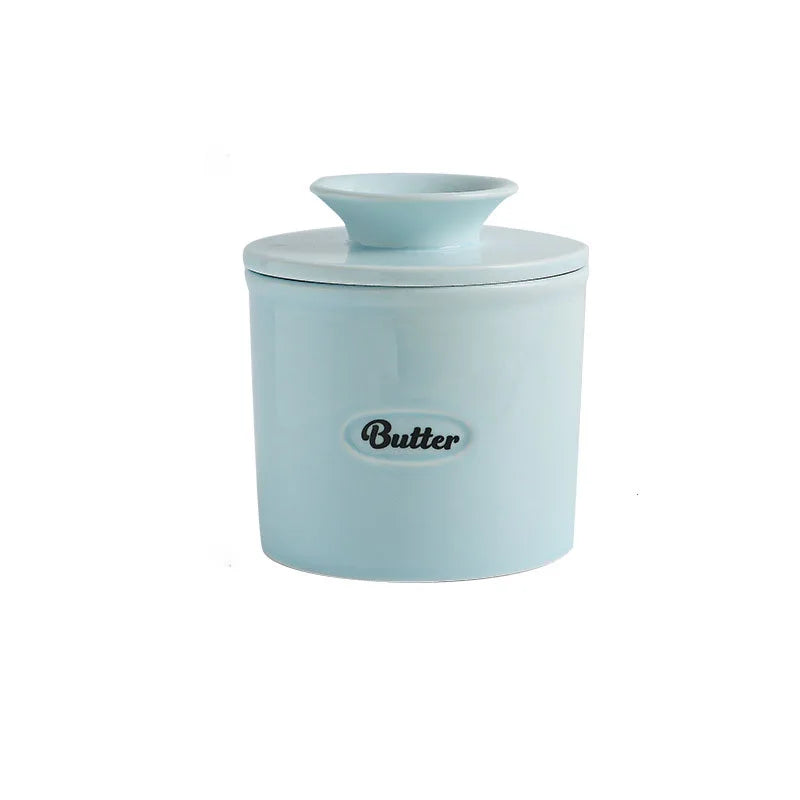 Ceramic Butter Jar with Lid
