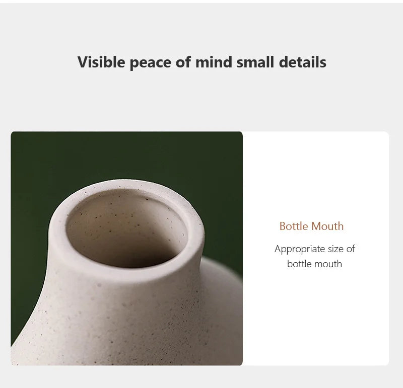 Modern Ceramic Hug Vase Set