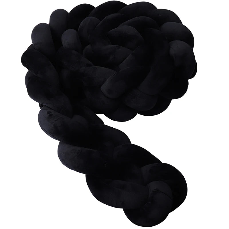 Braided Crib Bumper Cushion