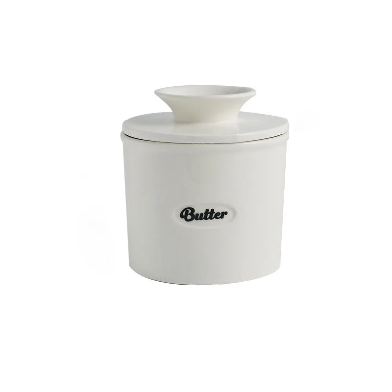 Ceramic Butter Jar with Lid