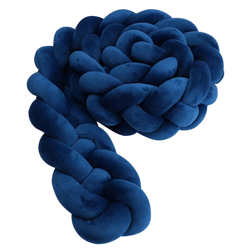 Braided Crib Bumper Cushion